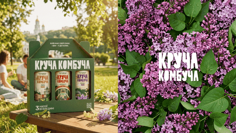 KRUCHA KOMBUCHA — Packaging & Brand Design
