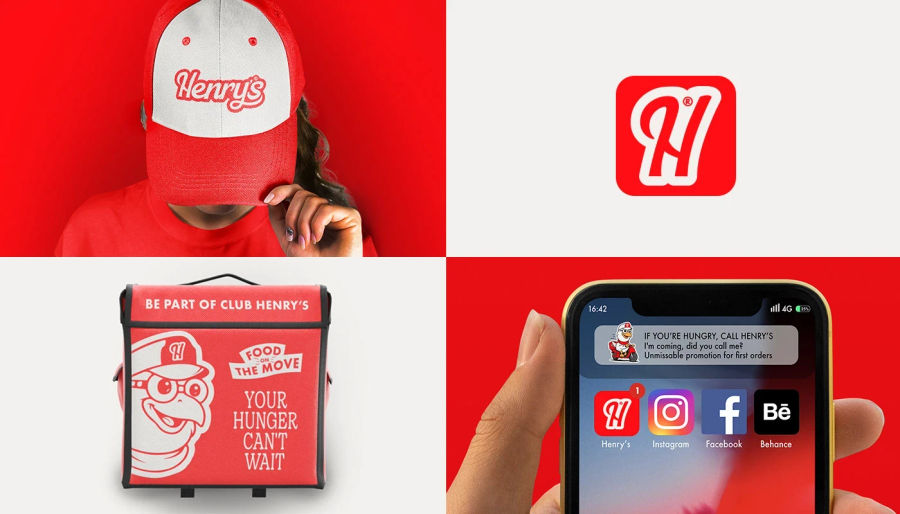 Henry's - food on the move | Branding
