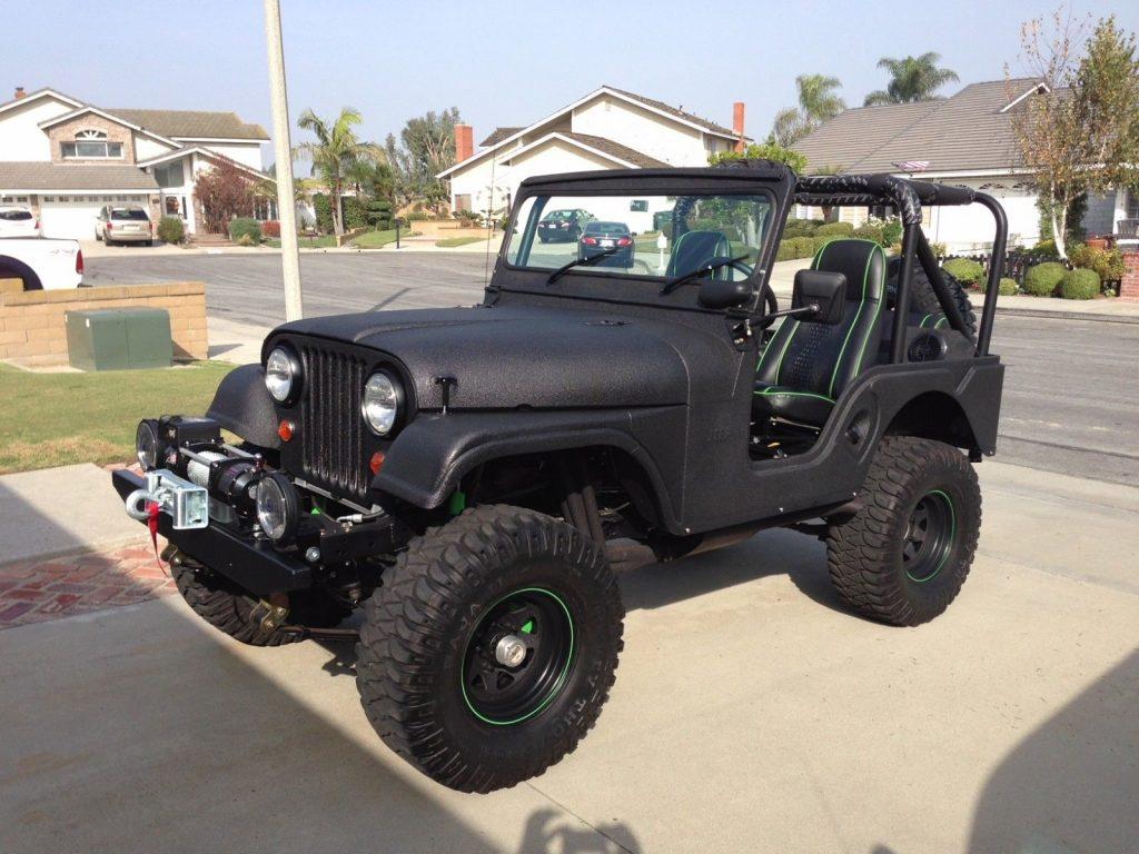 restored and customized 1974 Jeep CJ5 offroad