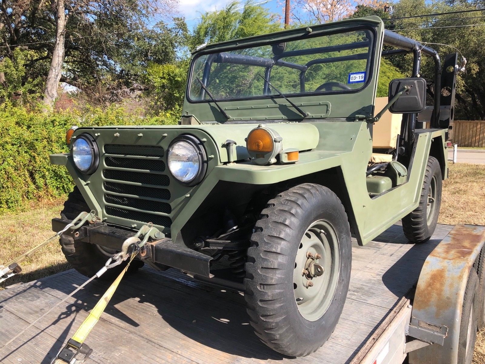 Restored 1987 Jeep M151 A2 offroad for sale