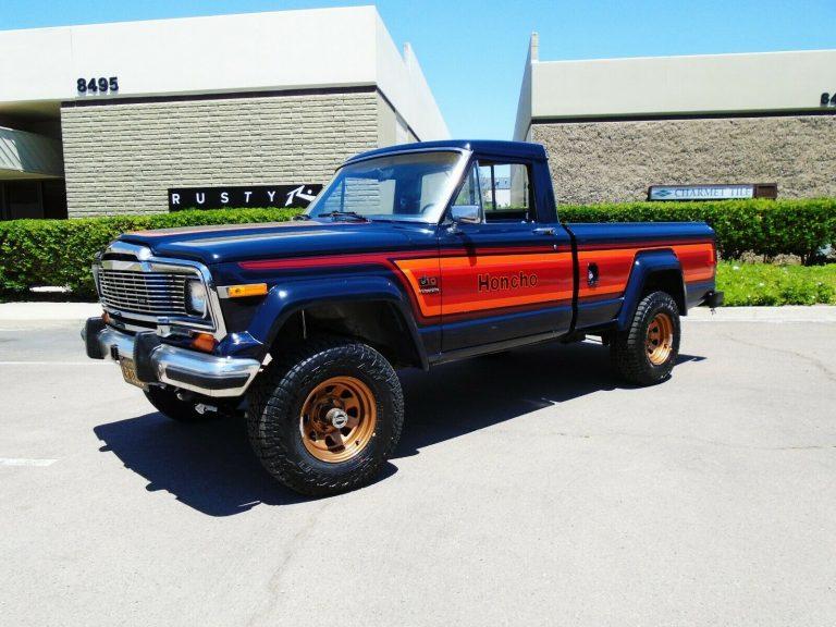 beautiful 1982 Jeep J10 Honcho pickup offroad for sale