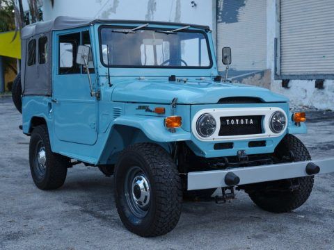 1972 Toyota FJ40 46,791 Miles Blue 3.9L V6 4 Speed Manual for sale