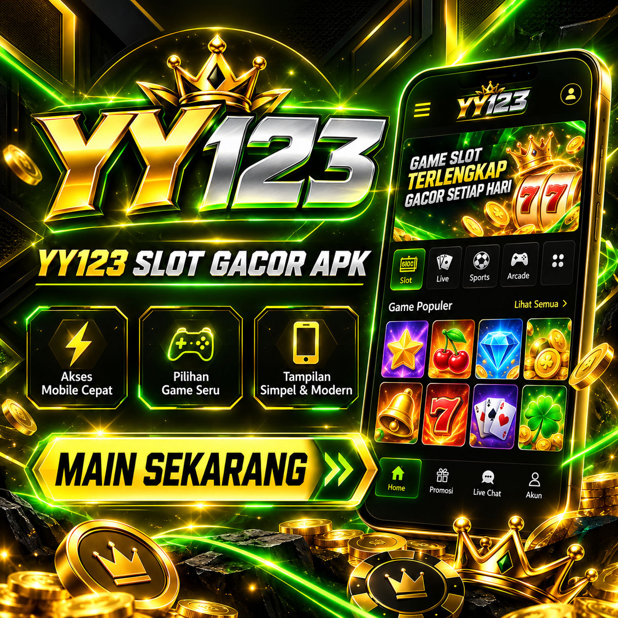 YY123 slot gampang maxwin dan pilihan slot gacor