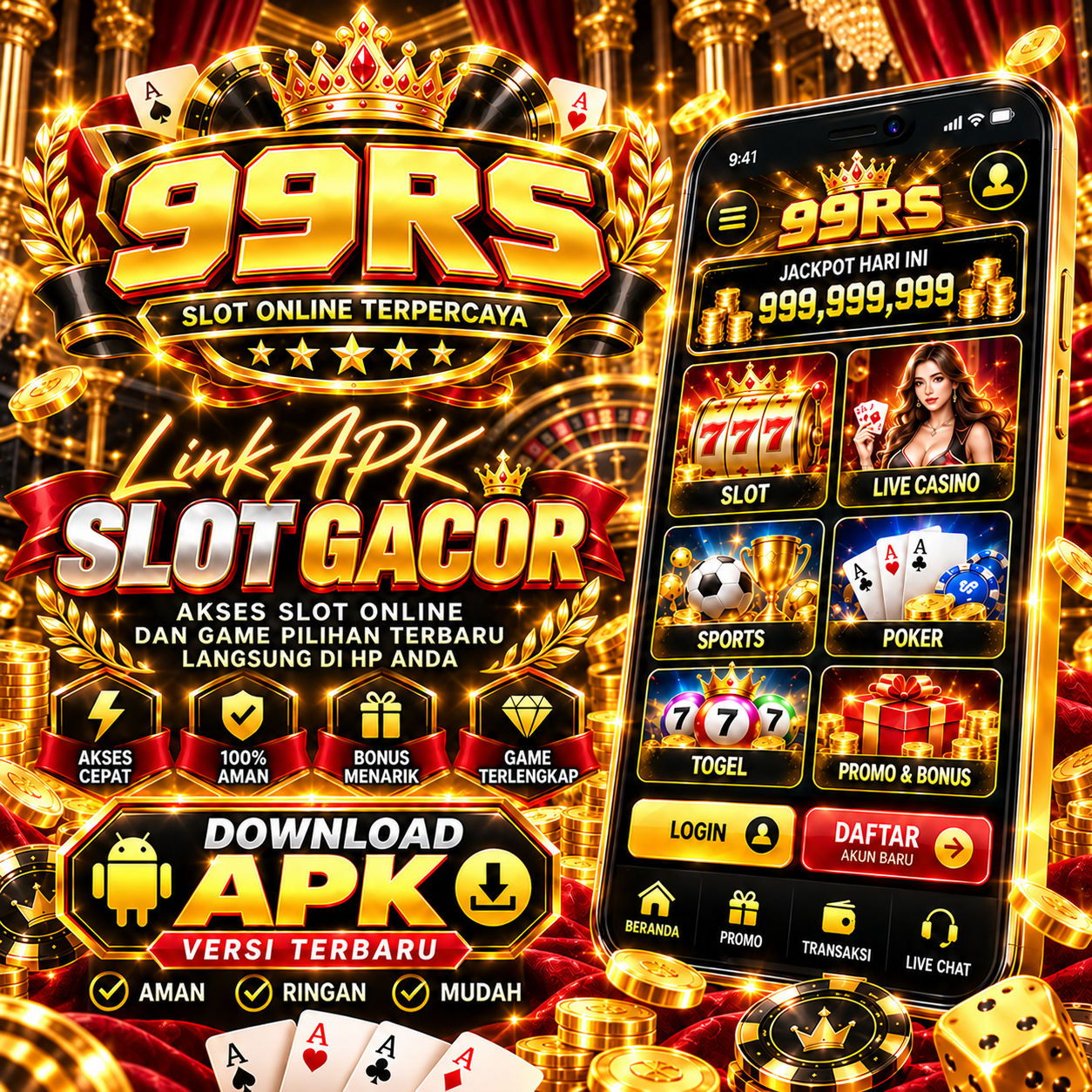 99RS Slot Gacor APK dan panduan pilihan game