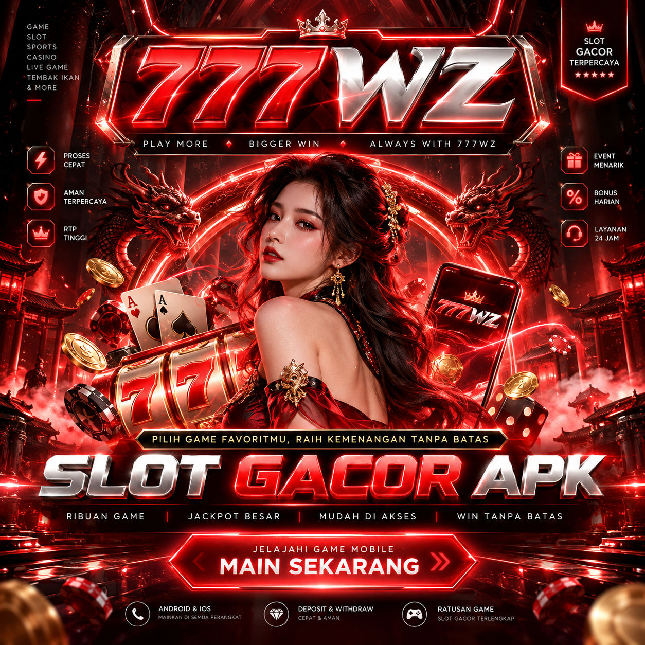777WZ Slot Gacor APK dan panduan pilihan game