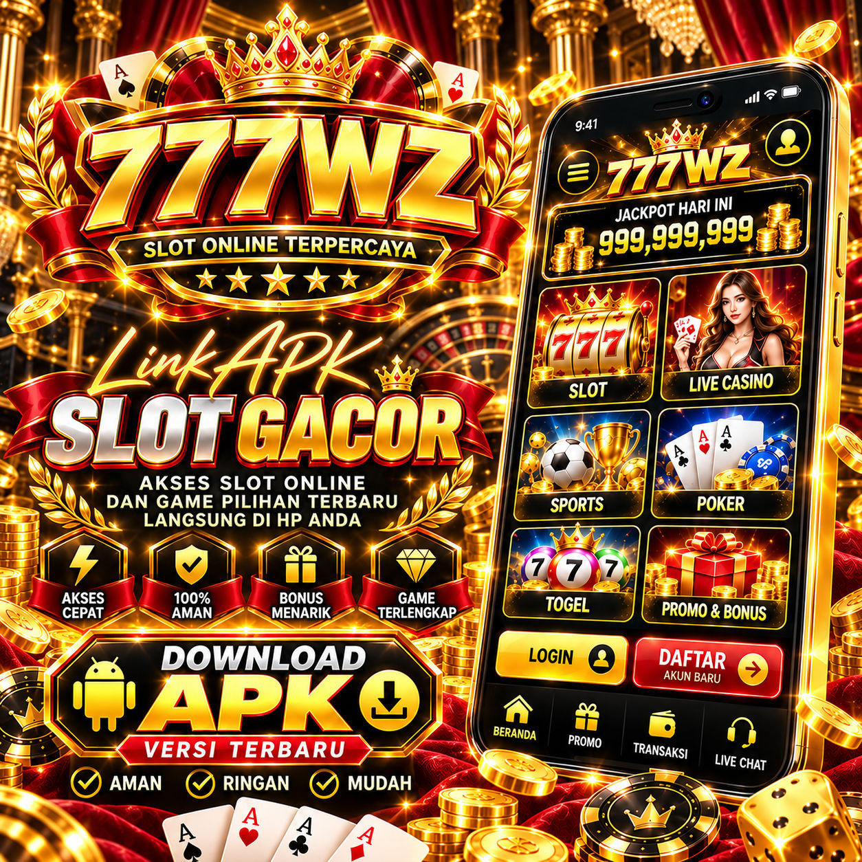 777WZ slot gampang maxwin dan pilihan slot gacor