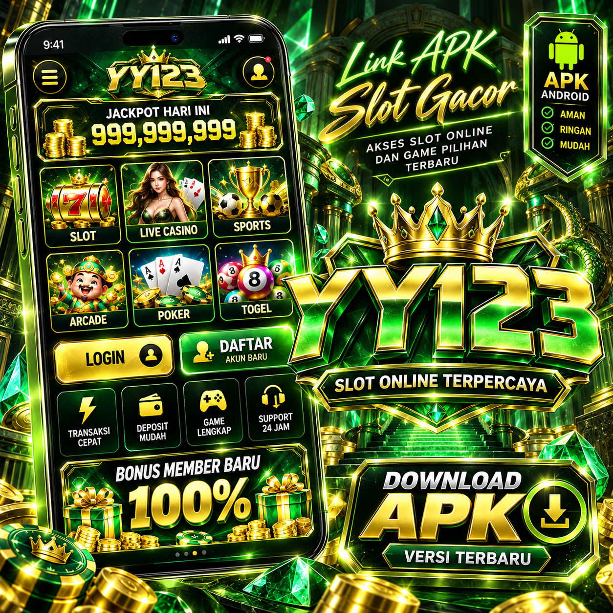 YY123 Slot Gacor APK dan panduan pilihan game
