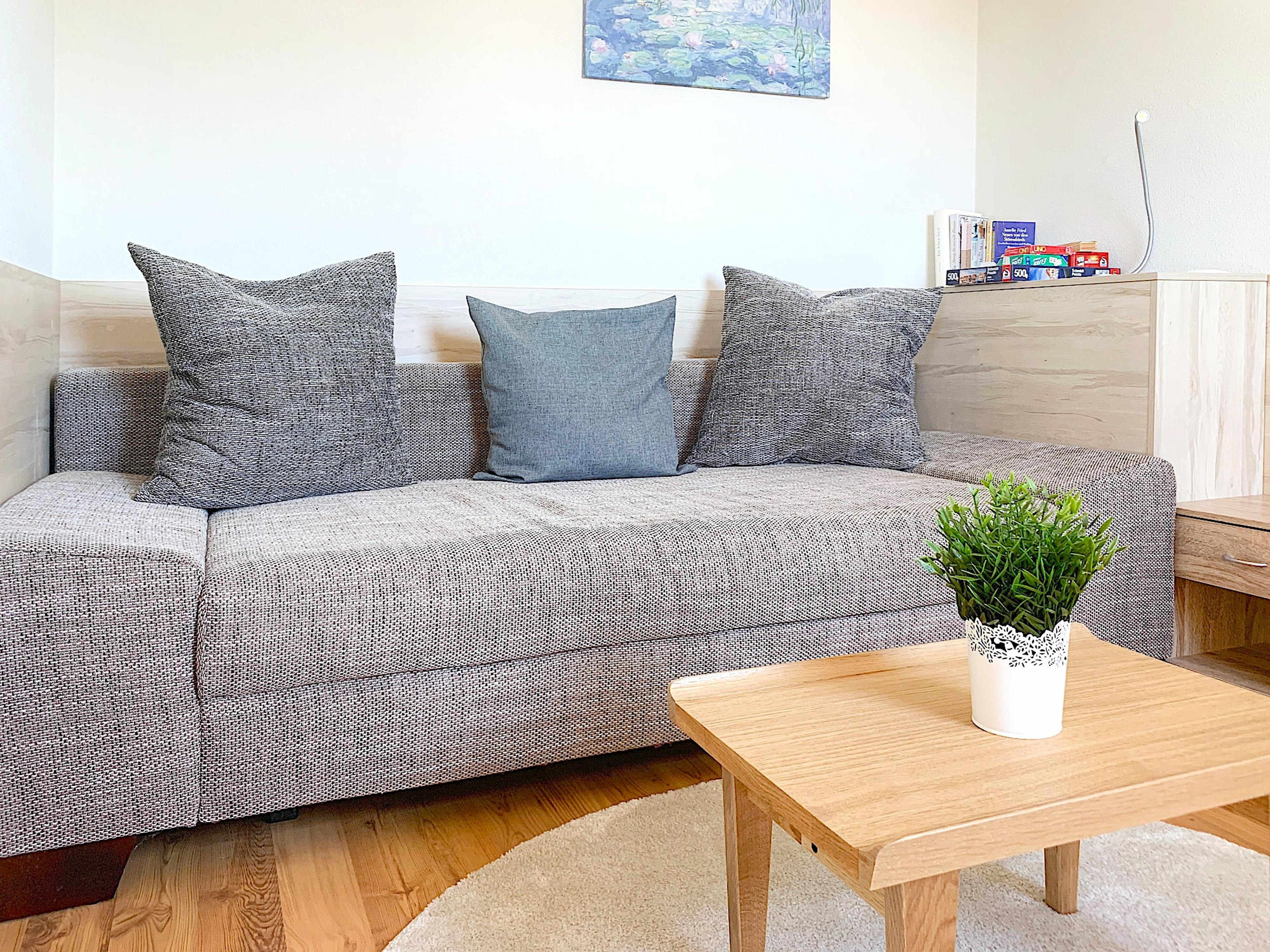 Haus Glückstal, Ferienwohnung 06, 3. Schlafzimmer mit einer Schlafcouch für eine Person