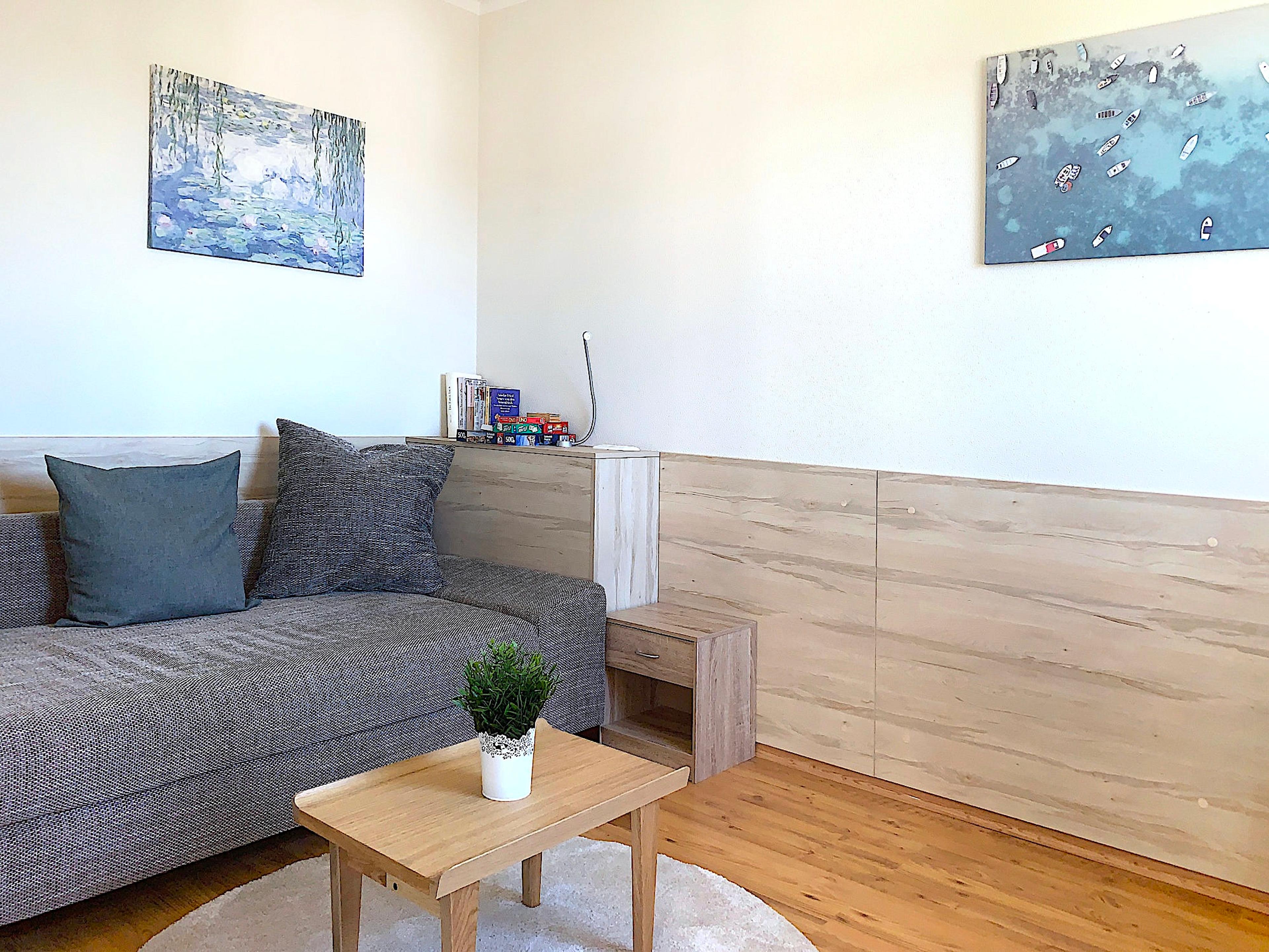 Haus Glückstal, Ferienwohnung 06, 3. Schlafzimmer mit einer Schlafcouch für eine Person