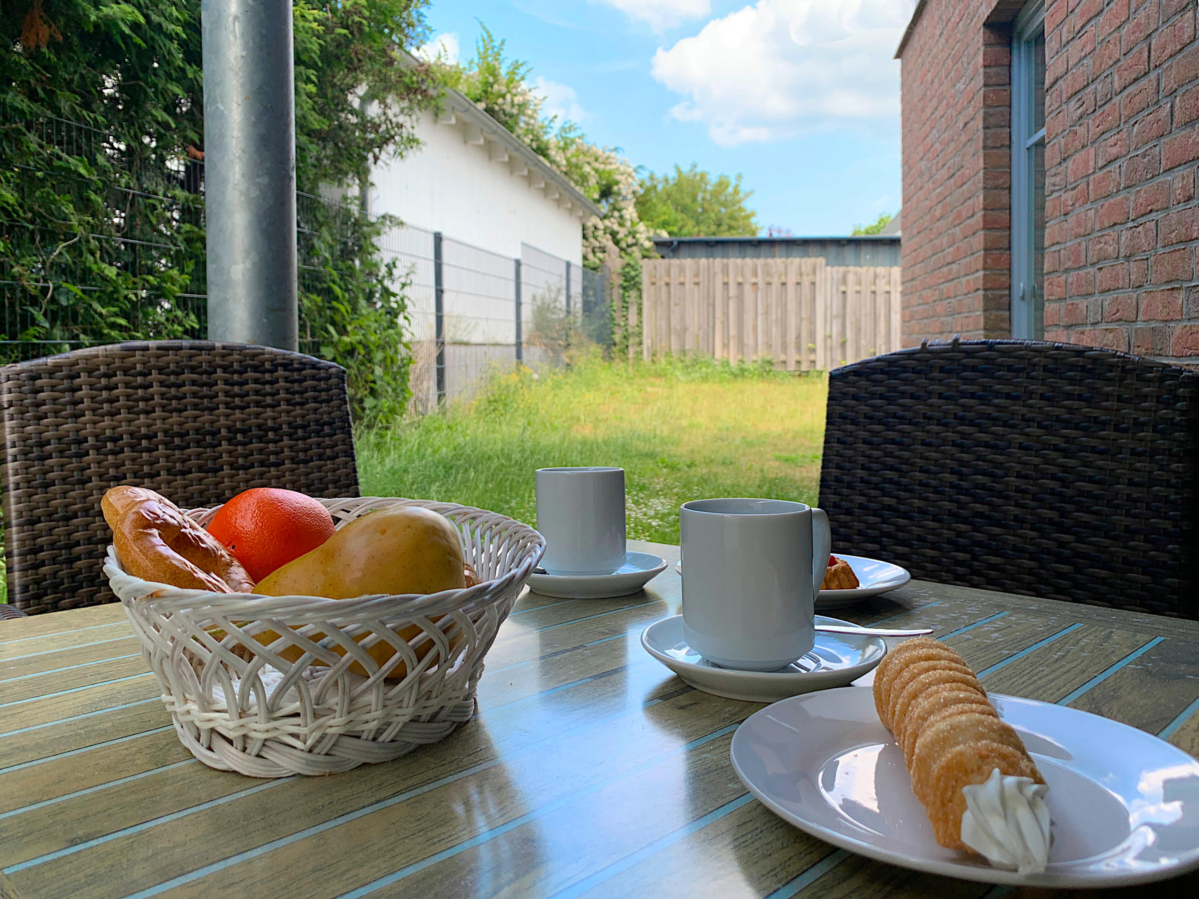 Meeresbrise, Ferienwohnung 04, Terrasse Richtung Westen