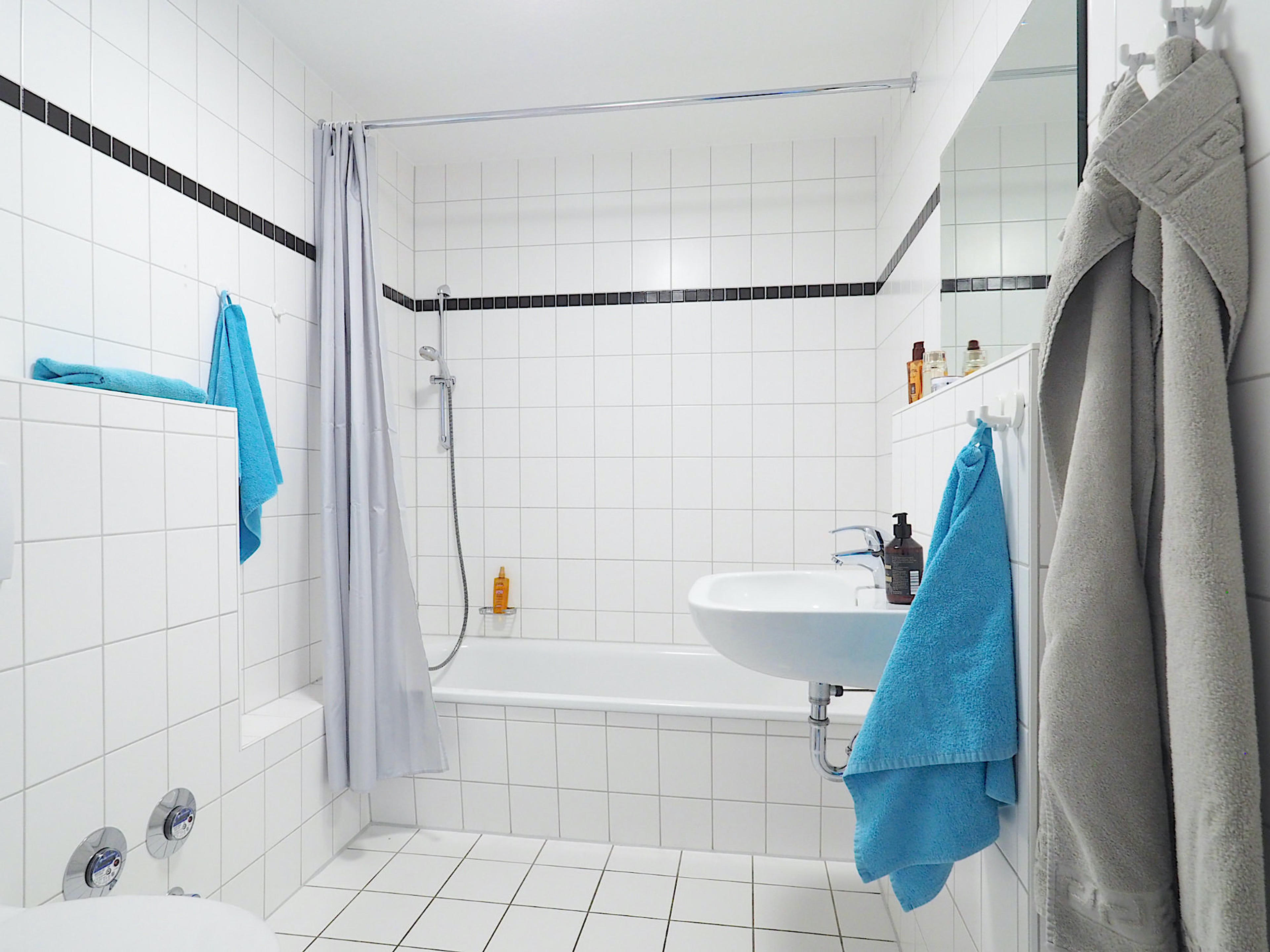 Residenz am Park, Ferienwohnung 03, Vollbad mit Badewanne