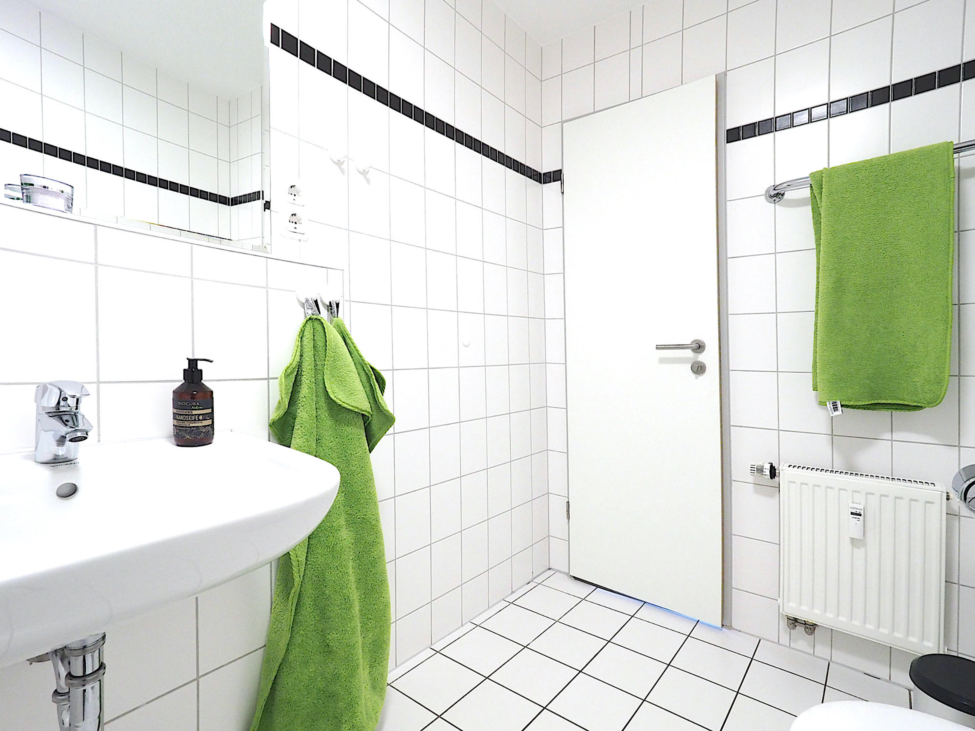 Residenz am Park, Ferienwohnung 16, Vollbad mit Badewanne