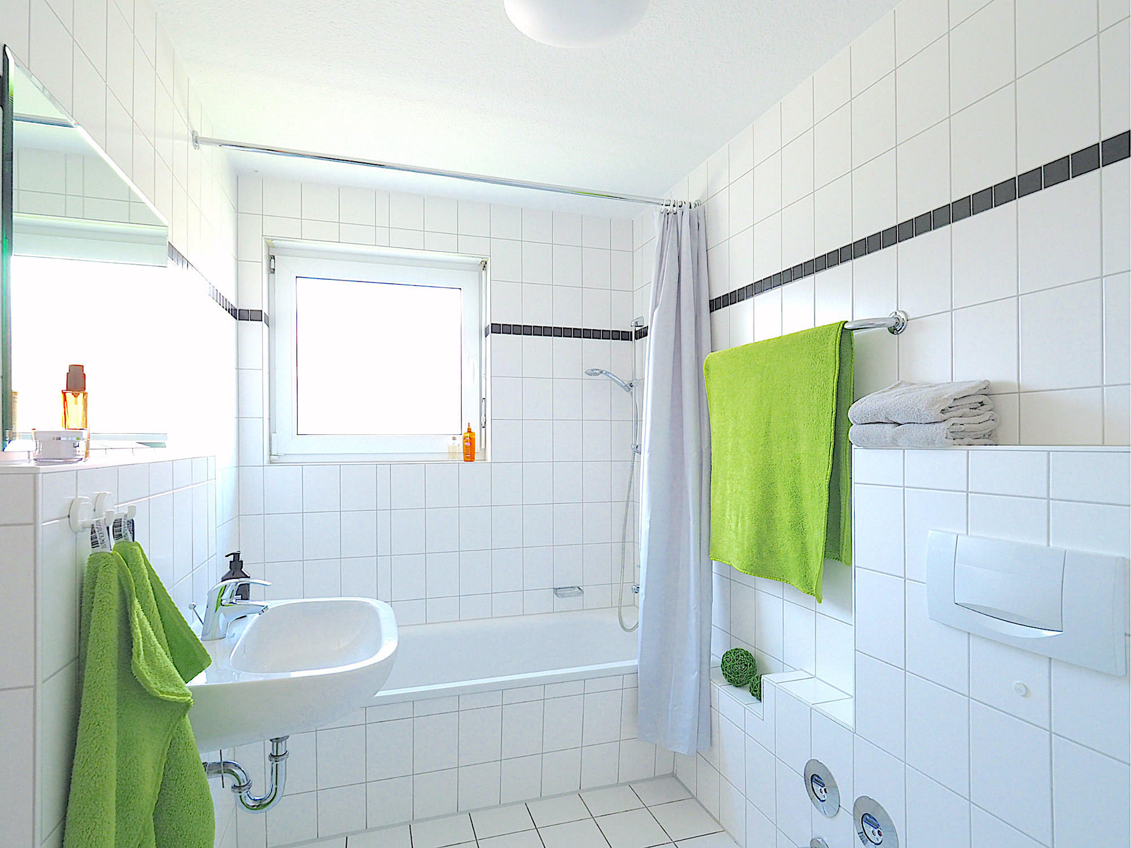 Residenz am Park Ferienwohnung 18, Vollbad mit Badewanne