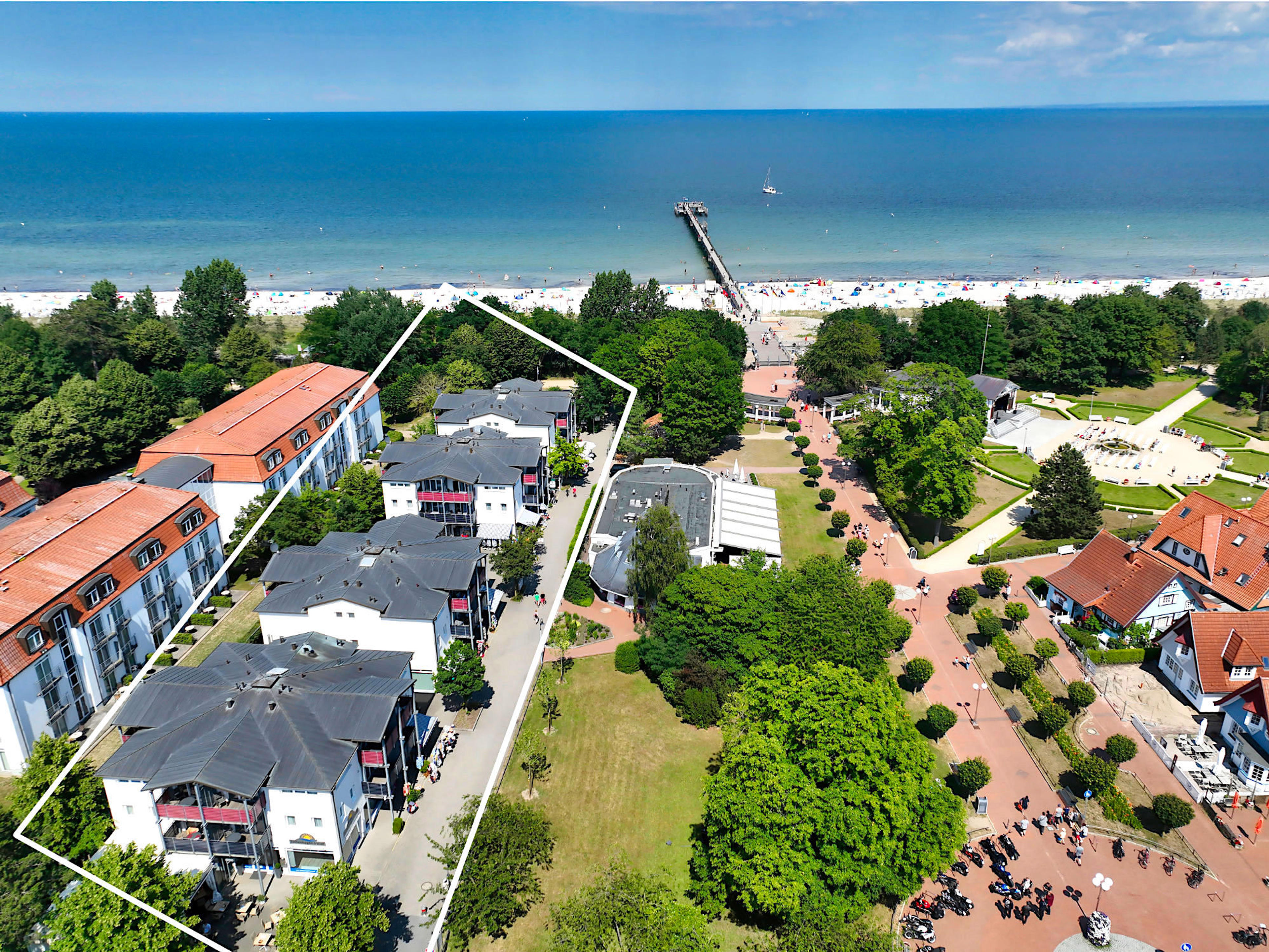 Außenansicht von Strandpalais in Boltenhagen