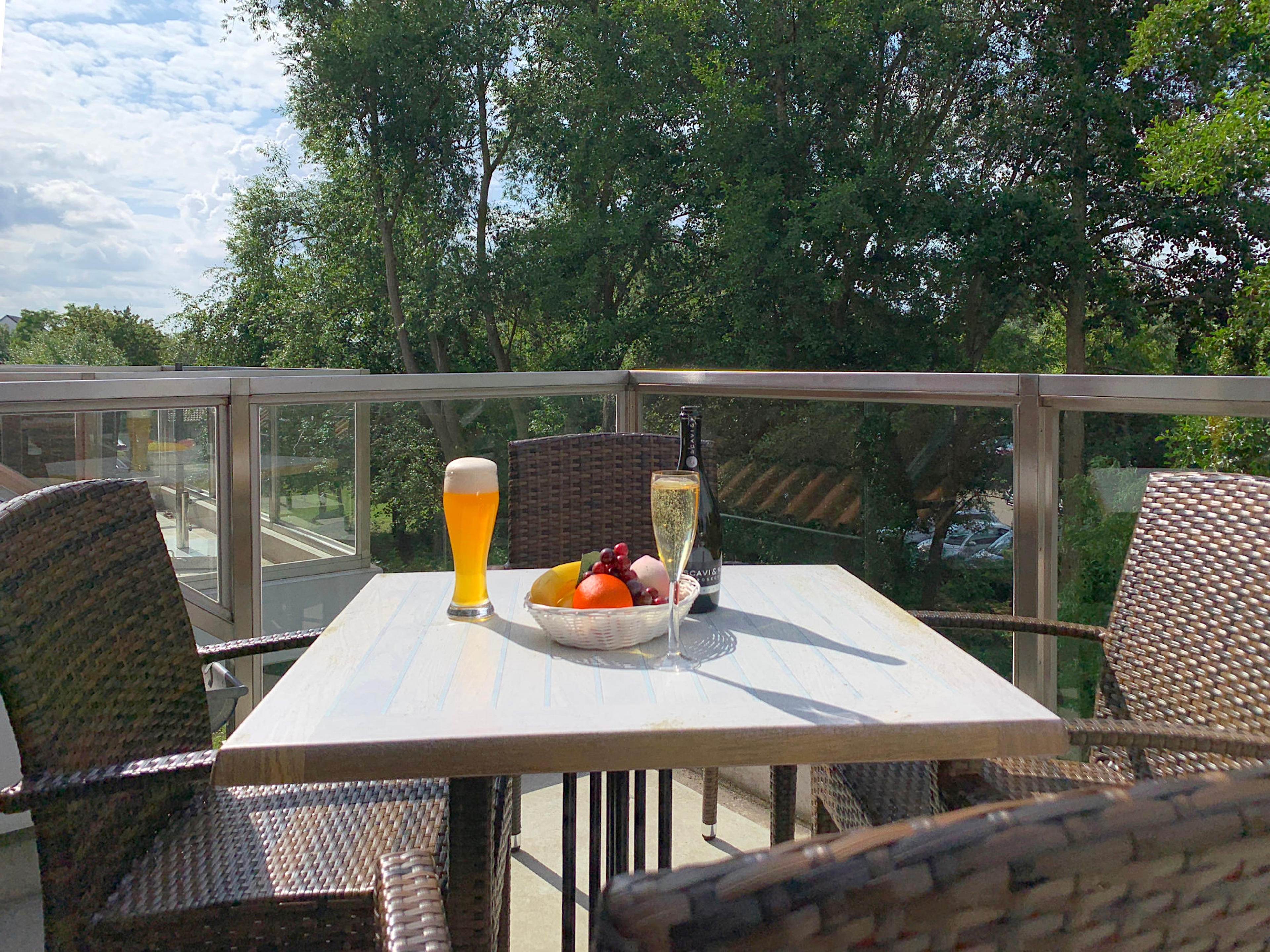 Weidenblick, Ferienwohnung 11, Balkon Richtung Süden