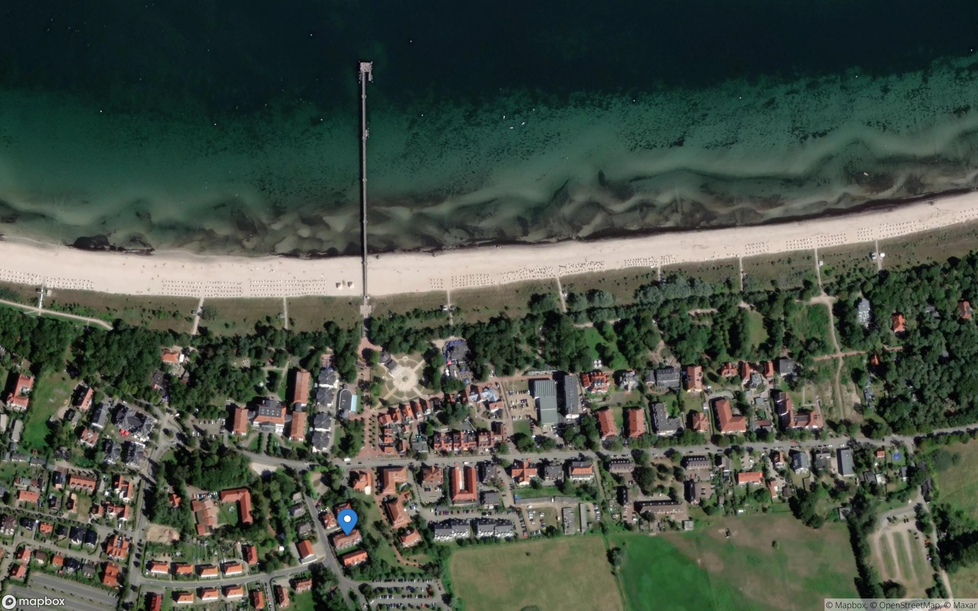 Satelliten Kartenansicht von Residenz am Park Ferienwohnung 01 im Ostseebad Boltenhagen