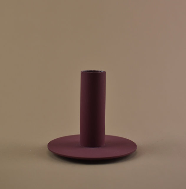 Earthy Red Metal Candlestick Creative Melbourne Event Styling & Event