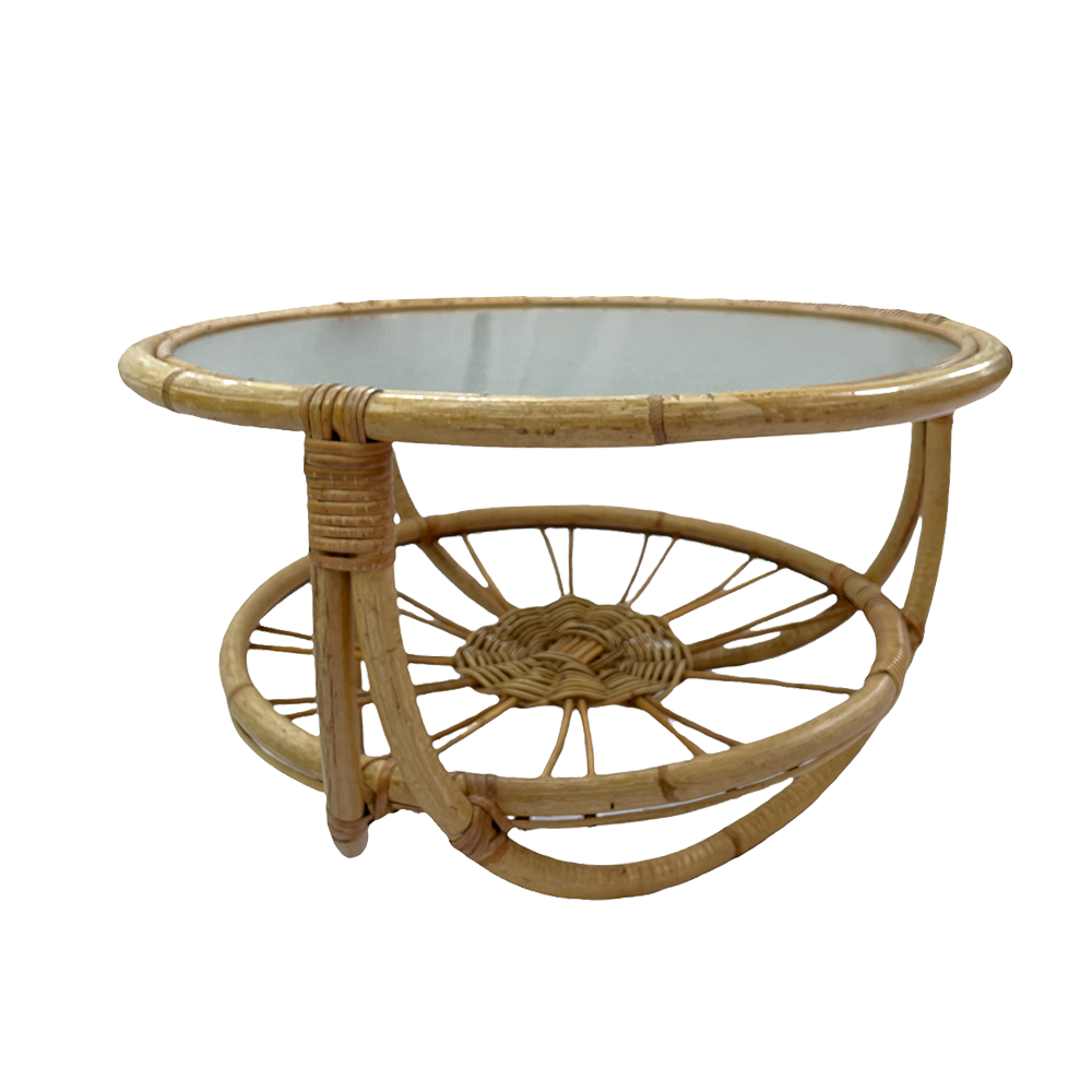 Cane Coffee Occasional Tables Array Wedding and Event Hire