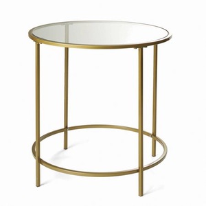 gold circle table 