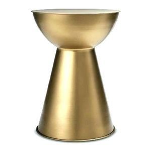 gold end table 