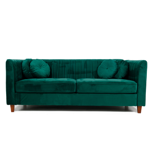 velvet jade green sofa
