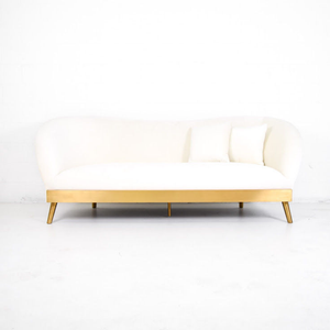 cream velvet sofa