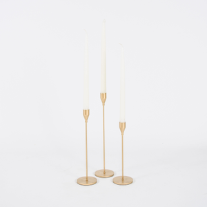 Brass and Marble Candleholder - Magnolia