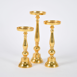 Brass and Marble Candleholder - Magnolia