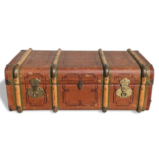 Vintage Travel Luggage / Steamer Trunk #1