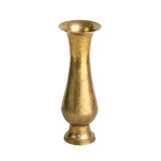 Tall brass vase
