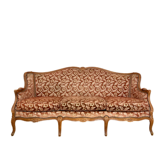 Pink Floral Sofa Brocade