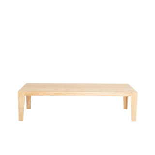 Modern light wood community table