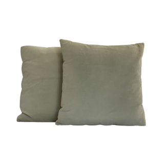 Light dusty sea foam velvet pillow set