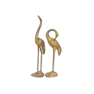Set of large gold cranes