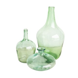 Seaglass colored jars
Rentals 
Austin Event Rentals