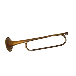 vintage brass horn