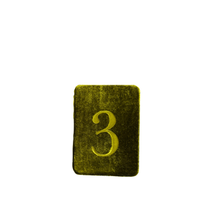Velvet table numbers