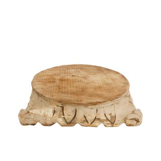 Mesquite wood cake stand