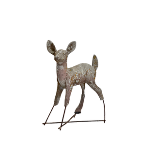 Vintage concrete deer