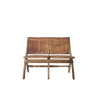 Wooden, Settee, Folding