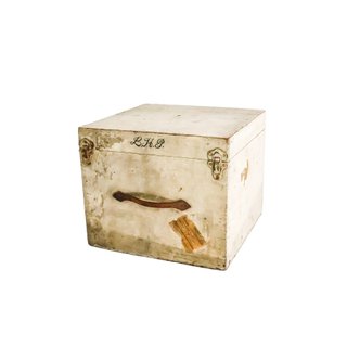 Vintage white trunk