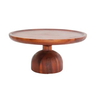 Minimal modern wood cake stand