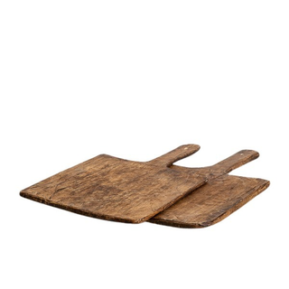 Handmade vintage style bread board with handle
