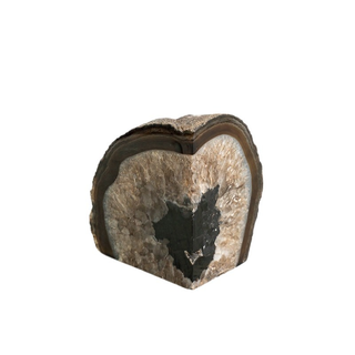 Deep violet genuine geode
