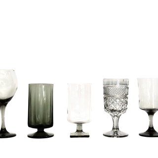 Vintage grey colored glasses
