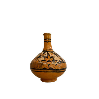 Painted clay pottery vase
Rentals 
Austin Event Rentals