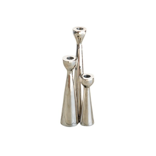 Modern silver candlesticks