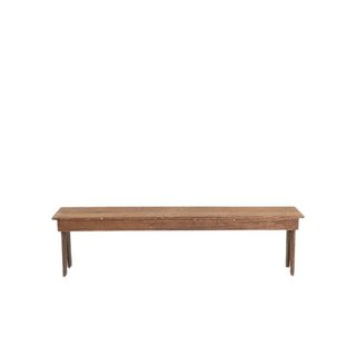 Modern handmade walnut stained bench
