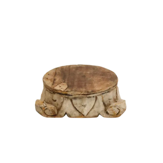 Mesquite wood cake stand