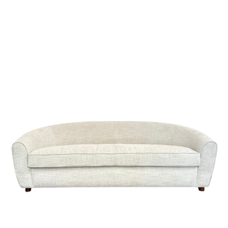 Sofa, Cream, White, Off White, Curved, Modern